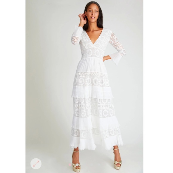 LoveShackFancy Dresses & Skirts - LoveShackFancy Lennon Dress White 2 NWT